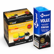 Sanplaza Volax Metal Parlatıcı Cila Ve 11 Parça Pasta Cila Polisaj Sünger Seti