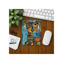 Soyut Çizim Köpek Baskılı Oyuncu Mousepad 0281