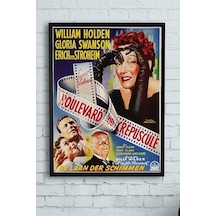 Pster13472 Sunset Boulevard-sunset Bulvarı Film Afişi Çerçeveli Tablo 2 50x70cm 7/8 Yaş