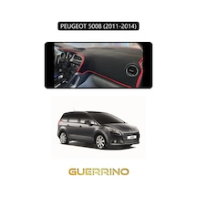 Peugeot 5008 2011-2014 Torpido Koruma Halısı Siyah Kenar