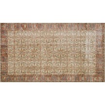 Eskitme Vintage %100 El Dokuma Halı 1,49 X 2,62 Cm 9089