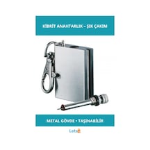 Metal Kibrit Anahtarlık Rüzgar Geçirmez Çakmak Tasarım Çok Renkli