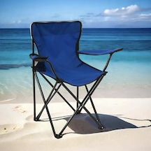 Living Piknik Ve Kamp Sandalyesi - Mavi - 76x52x82 Cm Çok Renkli