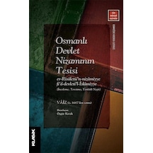 Osmanlı Devlet Nizamının Tesisi- Klasik Yayınları