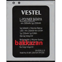 Vestel Uyumlu Venus Go Batarya Pil