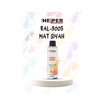 Helper Ral 9005 Mat Siyah Akrilik Sprey Boya 300 Ml