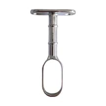 Oval Ayaklı Açık Askı Borusu Flanşı Mobilya Oval Boru Flanşı 2 Adet İç Ölçüleri En:15mm Boy:25mm