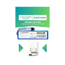 Dreame L40 Ultra Uyumlu Batarya Ultra Yüksek Kapasite 6400mah Pil Robot Süpürge Bataryası
