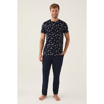 Arnetta Yacht Lacivert Erkek Pijama Takımı 5274-42689 Lacivert