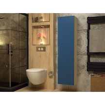 Boy Dolap Membran Kapaklı Kendinden Kulplu 40 Cm Mavi