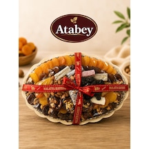 Hediyelik Kayısı Tabağı 1 Kg Premium Karışık Malatya Kuru Kayısı Tabağı 0.75 LT - 2.5 LT - 12 KG 20815427