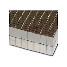10 Adet Dikdörtgen Neodyum Mıknatıs 10x5x2 Mm Güçlü Magnet N35