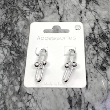 Silver Renk Tiffy Model Bijuteri Küpe-9003012755457 Gümüş
