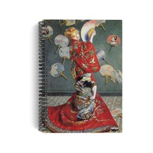 Claude Monet/madame Monet İn A Japanese Kimono,1876 Spiralli Defter 09 A5 Çizgisiz 100 Sayfa