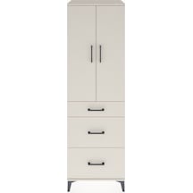 Hyperion Dolap Tek Raflı 3 Çekmeceli Tek Askılı 60x44x195 Ayt... Aytaşı