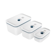 Fresh & Save Vakumlu Saklama Kabı Seti S/m/l Yarı Şeffaf-akdeniz Mavisi Diğer