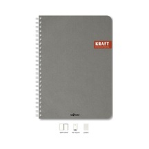 Kraft Ofis Defter Spiralli Çizgili Kum