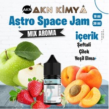 Akn Kimya Astro Space Jam Mix Aroma Yeşil Elma Şeftali Gıda Aroması 10 Ml