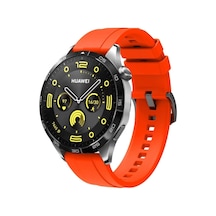 Huawei Watch Gt/gt2/gt2e/gt2 Pro/gt3/gt3 Pro/watch 3/3 Pro İle Uyumlu 22mm Yumuşak Sport Silikon Kordon, Turuncu