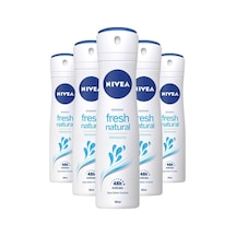 Nivea Fresh Naturel Kadın Sprey Deodorant 150 ML x 5