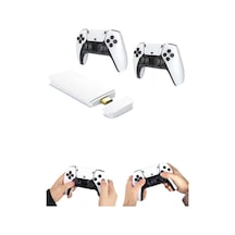 4k Hd Görüntü Kaliteli Retro Game Stick 20000 Oyunlu Çift Kollu Beyaz Game Stick Mh-hs2723-1235