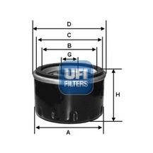 Ufı Yağ Filtresi Accent-elantra-getz 1.5-2.0 Crdı 23.545.00 2631027200