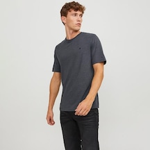 Jack & Jones Jack&jones Paulos Crew Neck Erkek Gri Yuvarlak Yaka Tişört
