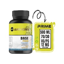Prime Base 500 Ml Vg Pg 70-30 12 Mg/ml Bitkisel Gliserin Base E422