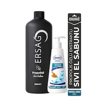 Ersağ  Aparatlı Sıvı El Sabunu Seti 1 L + 250 ML