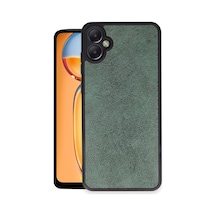Samsung Galaxy A05 Uyumlu Kılıf Aras Deri Kapak - Koyu Yeşil