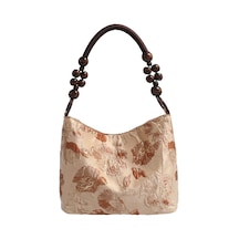 Charhp&kejnt Retro Jakarlı Omuz Çantası Bahar Ve Yaz Tek Omuz Koltuk Altı Çantası Kadın El Çantası Kahverengi