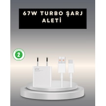 67 Watt Type C Şarj Adaptörü Poco X3 X4 X5 Pro Uyumlu Diğer 65147804