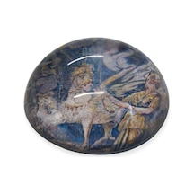 Pegasus Mozaiği Cam Kağıt Ağırlığı