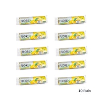 Florex Büzgülü Limon Kokulu Çöp Torbası - 65x70 Cm. - 10 Rulo