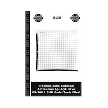 Premium Saha Ekipmanı Antrenman Ağı Açık Hava Kr-200 2.5mm Padel Tenis Filesi Diğer