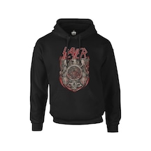 Slayer - Eagle Siyah Erkek Fermuarsız Kapşonlu