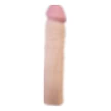Zaga Oyun  Gerçekçi Penis Kılıfı Et Dokusunda 19 cm