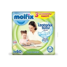 Znv Zenvia Mey İthalat İzotonik Sulu Ferah Temizlik Islak Havlu Mendil 3'lü 180 Yaprak Znv2025 Cmn