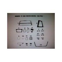Bmw F30 2012-2019 20 Parça Torpido Kaplama Renk Karbon