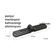 Alüminyum Panjur Menteşe Yaprak Menteşe Kahveren
