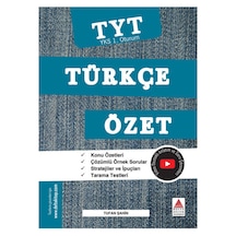 Tyt Türkçe Özet 1 Oturum Delta Kültür Yayınları