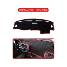 Honda Cıvıc 1995-2000torpido Koruma Halısı Kırmızı Kenar