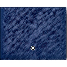 Mont Blanc 130812 Sartorial 6 cc Mavi Cüzdan