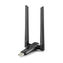 Büro Ev Ofis Bilgisayarı İçin Ac600 2.4ghz&5ghz Rtl8811cu Wifi5 Siyah Usb Wıfı Adaptor