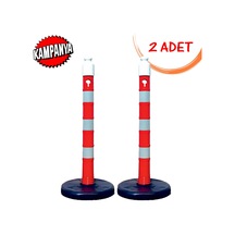 Dubalı Uyarı Dikmesi Dikme Bariyer Ağırlıklı Reflektörlü Duba