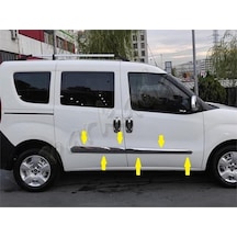 Db Chrome Fiat Doblo Krom Yan Kapı Çıtası 2010 Sonrası 4 Parça  P.