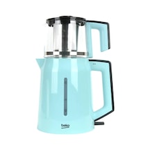 Beko Cm 2940 M 1.8 L Cam Demlikli Çay Makinesi Mavi