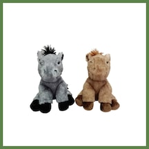 Bezos Pb31558-23 Peluş Oturan At 23 Cm Hb006 Çok Renkli