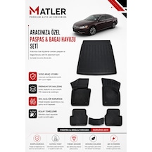Volkswagen Passat B8 2016 Model 4d Ekstra Havuzlu Paspas Ve Bagaj Havuzu Set
