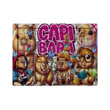 Ghostbastır Design Capibara 99 Parça Ayaklı Puzzle Dekoratif Çocuk Yapbozu 020